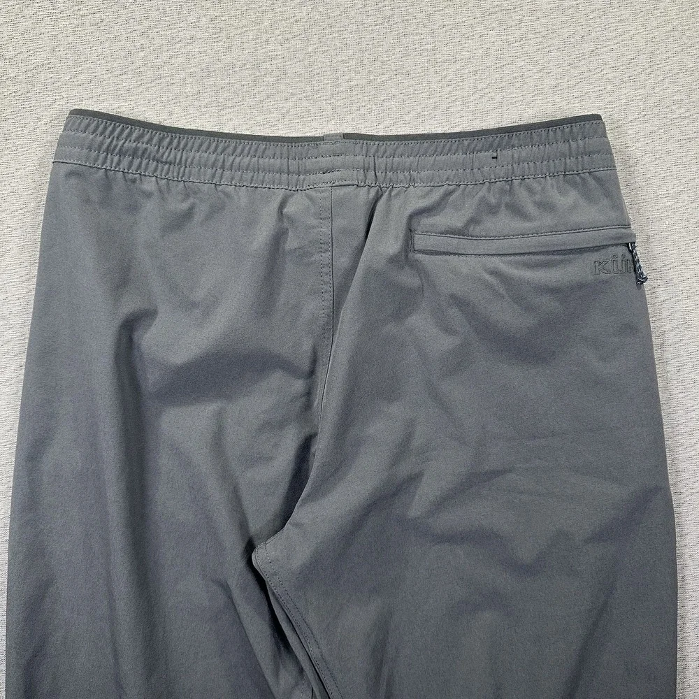 KUHL Freeflex Jogger Mens M Gray Stretch Lightweight Softshell Quick Dry Pants - Picture 11 of 12